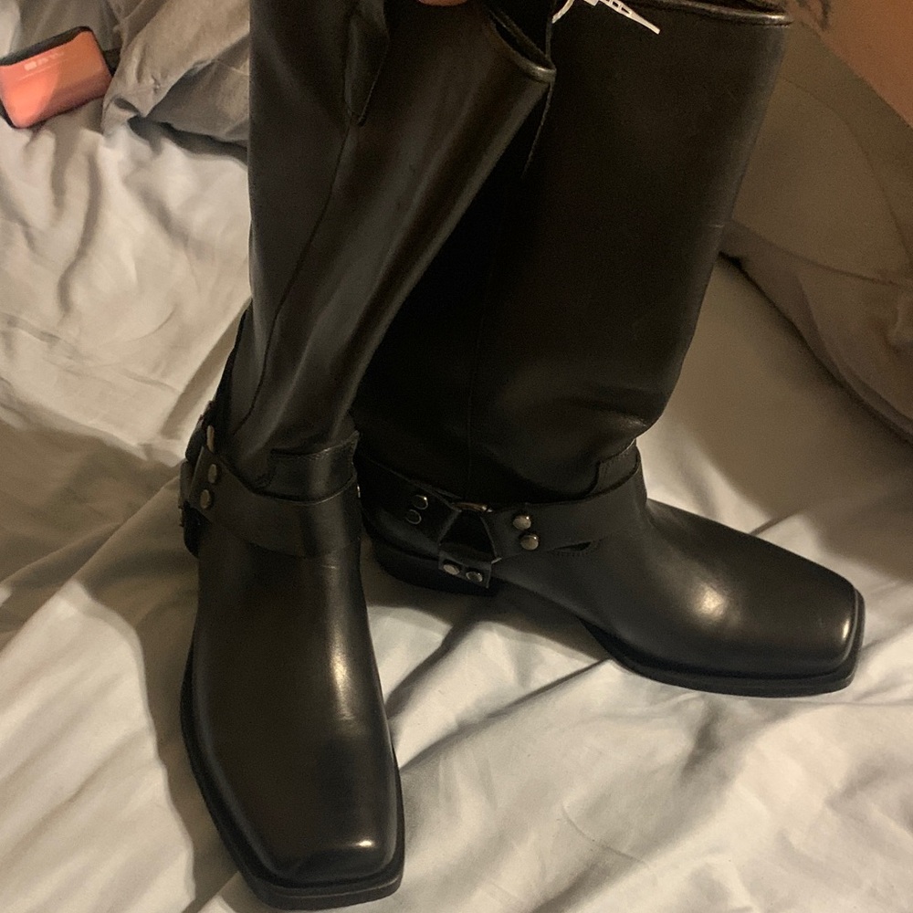 Steve Madden Black Heeled Boots